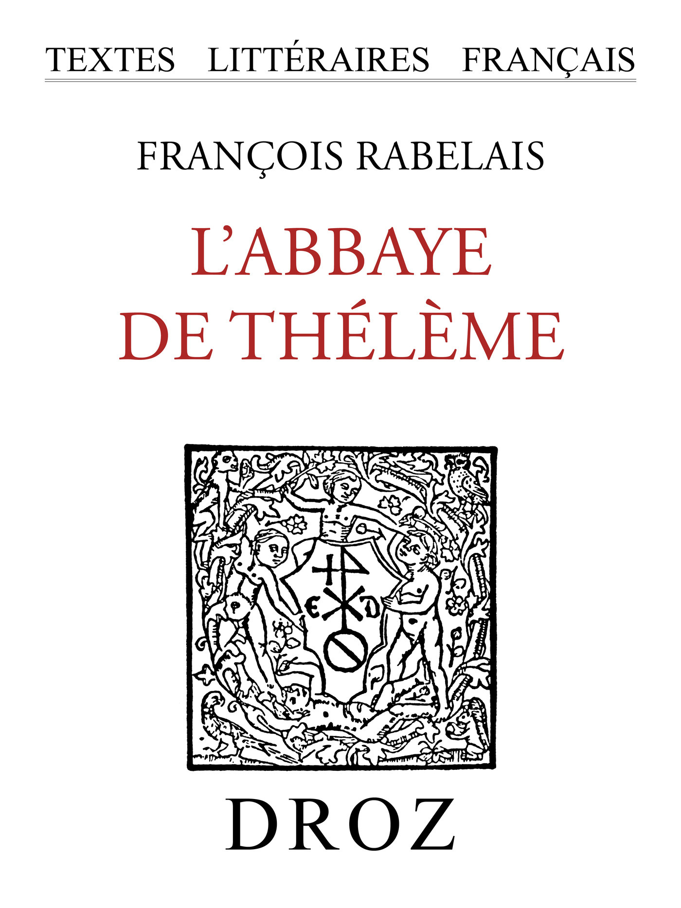 ebook cover of L'Abbaye de Thélème, by Rabelais Fran Ois