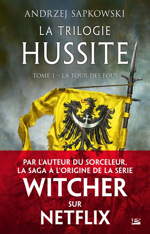ebook cover of La Trilogie hussite, T1 : La Tour des Fous, by Andrzej Sapkowski
