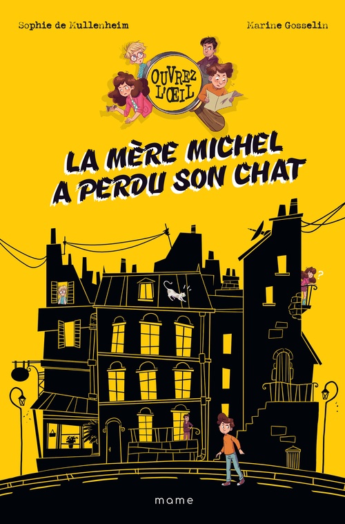 ebook cover of La Mère Michel a perdu son chat, by Sophie de Mullenheim, Marine Gosselin