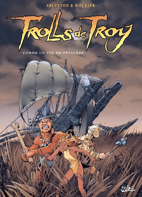 Couverture ebook de Trolls de Troy T03 - Comme un vol de Pétaures, de Christophe Arleston