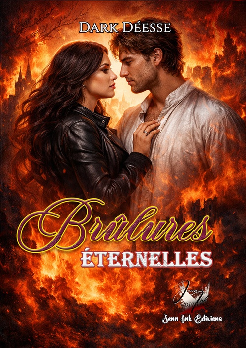 Couverture ebook de Brûlures éternelles, de Dark Deesse