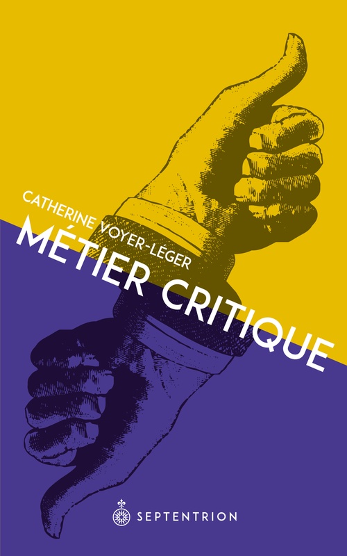 ebook cover of Métier critique, by Voyer-Leger Catherin