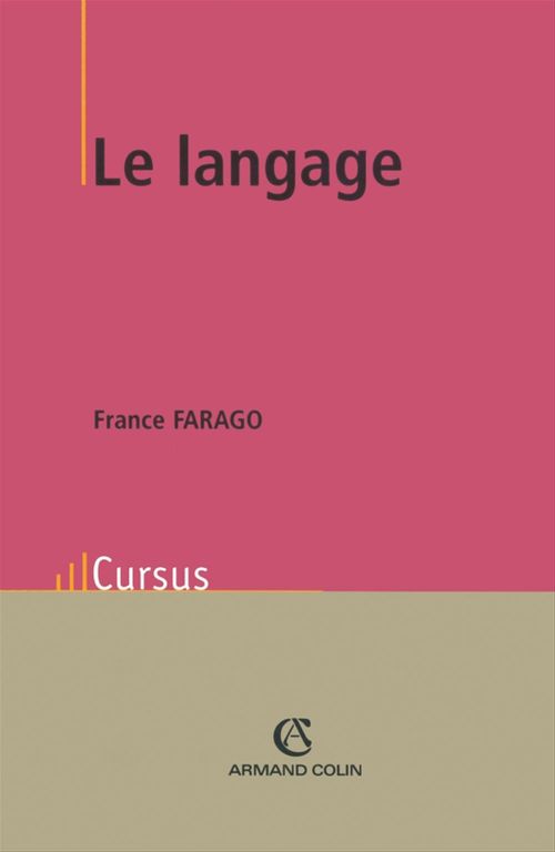 Couverture ebook de Le langage, de France Farago