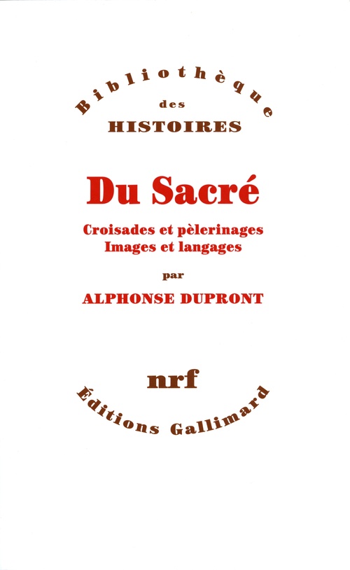 ebook cover of Du Sacré, by Alphonse Dupront