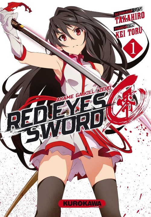 ebook cover of Red Eyes Sword - Akame ga kill ! Zero - Tome 1, by Takahiro, Kei Toru