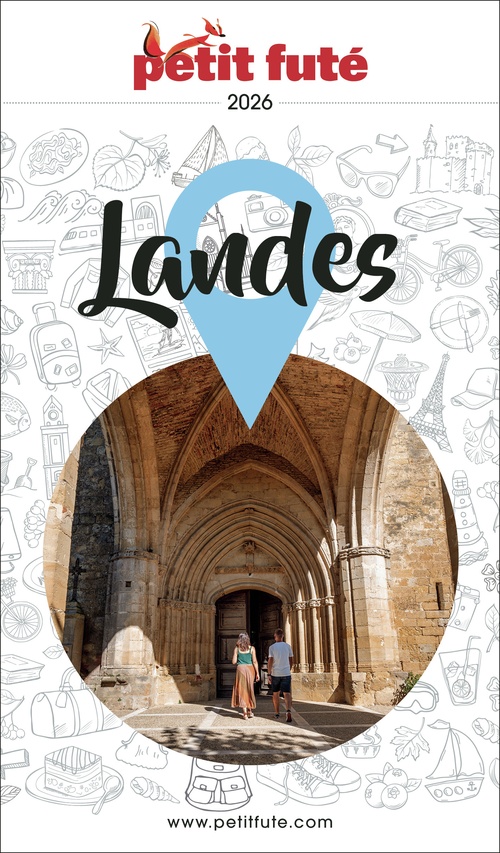 Couverture ebook de Guide Landes 2026 Petit Futé, de Collectif