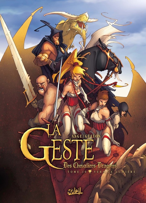 ebook cover of La Geste des Chevaliers Dragons T10 - Vers la lumière, by  Ange