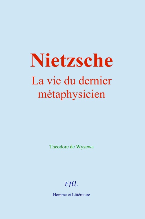 ebook cover of Nietzsche, by Théodore de Wyzewa