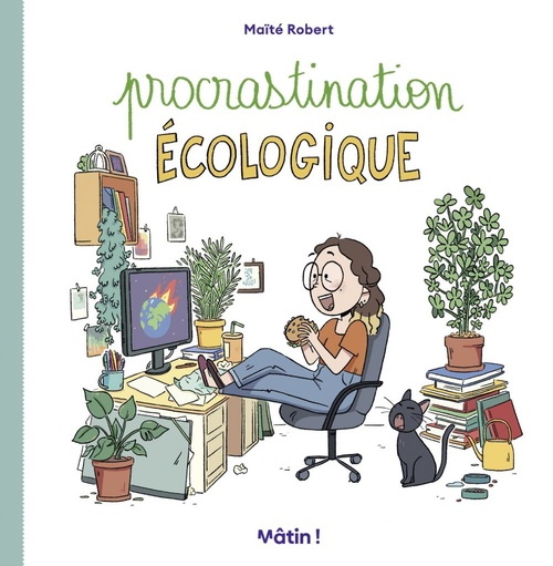 Couverture ebook de Procrastination écologique, de Maïté Robert