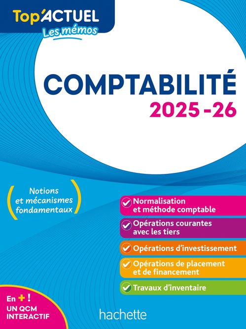Couverture ebook de Top'Actuel Comptabilité  2025-2026, de Gilles Meyer