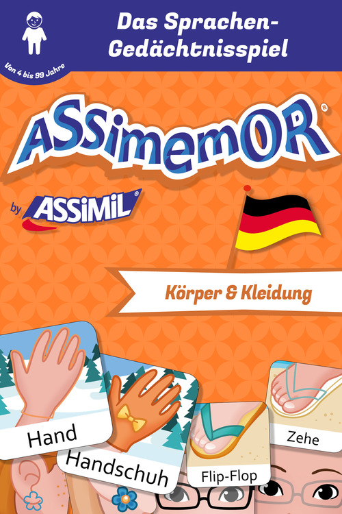 Couverture ebook de Assimemor - Meine ersten Wörter auf Deutsch: Körper und Kleidung, de Celadon, Lea Fabre