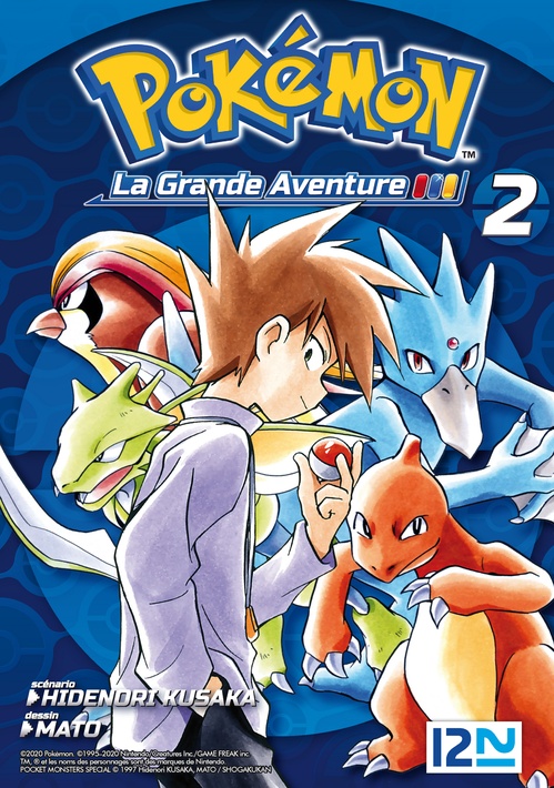 Couverture ebook de Pokémon, La Grande Aventure - tome 2, de Hidenori Kusaka