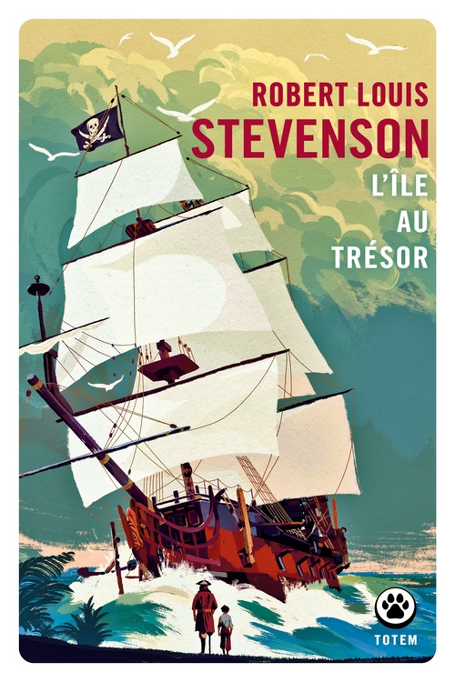 Couverture ebook de L'île au trésor, de Robert Louis Stevenson