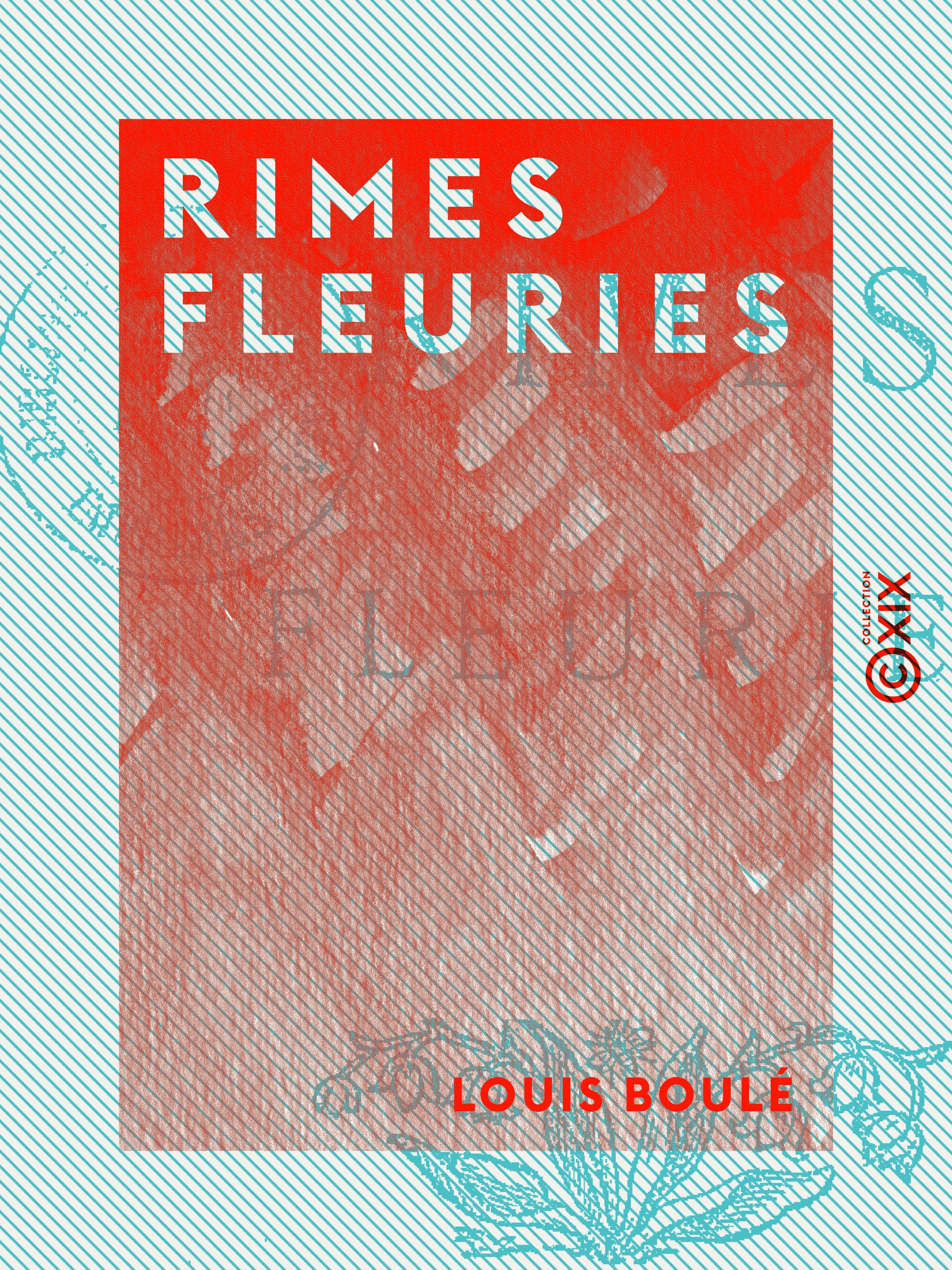 Couverture ebook de Rimes fleuries, de Louis Boule