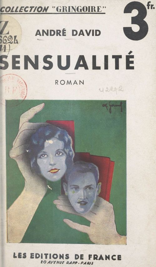 Couverture ebook de Sensualité, de Andre David