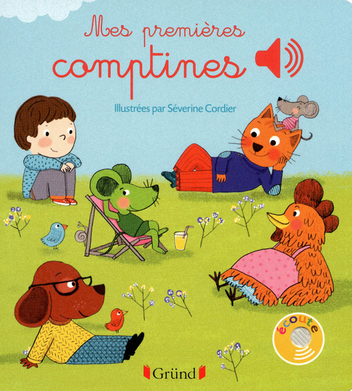 ebook cover of Mes premières comptines, by Séverine Cordier