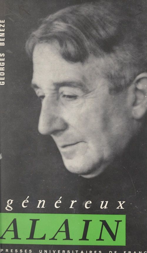 ebook cover of Généreux Alain, by Georges Beneze