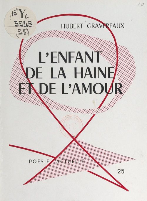 Couverture ebook de L'enfant de la haine et de l'amour, de Hubert Gravereaux