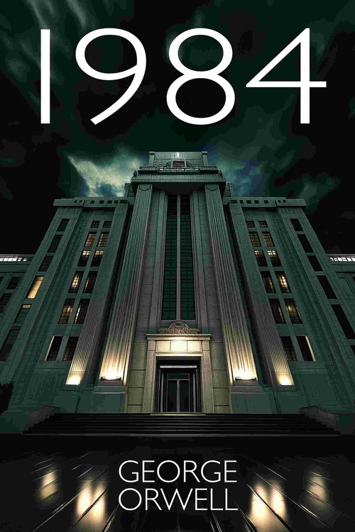 ebook cover of 1984, by George Orwell