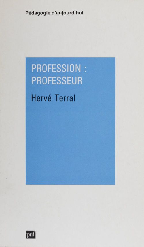 Couverture ebook de Profession professeur, de Hervé Terral