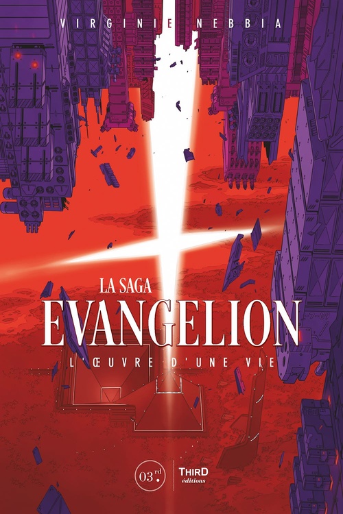 Couverture ebook de La Saga Evangelion, de Virginie Nebbia