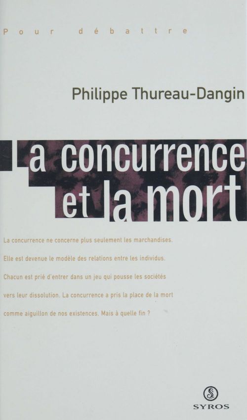 Couverture ebook de La concurrence et la mort, de Philippe Thureau-Dangin