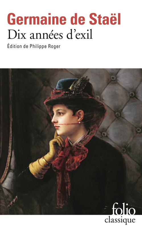Couverture ebook de Dix années d'exil, de Madame de Staël