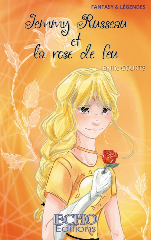 ebook cover of Jemmy Russeau et la rose de feu, by Émilie Courts