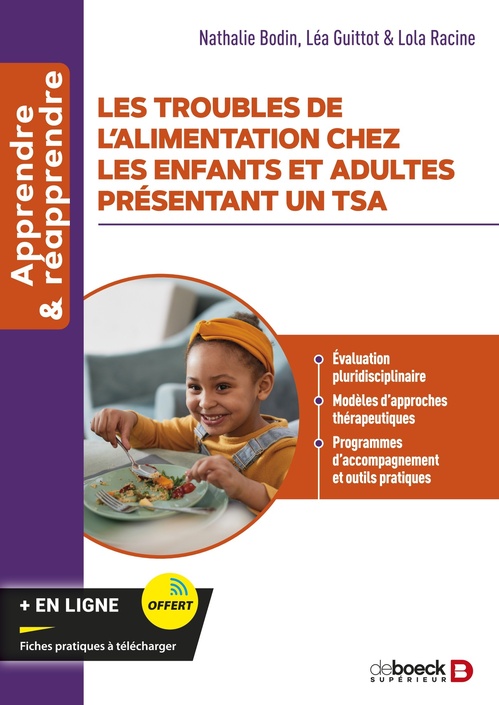 ebook cover of Les troubles de l´alimentation chez les enfants et adultes présentant un TSA, by Nathalie Bodin Jouanin, Léa Guittot, Lola Racine