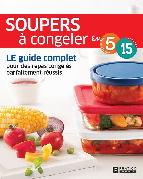 Couverture ebook de Soupers à congeler, de Pratico Edition Pratico Edition