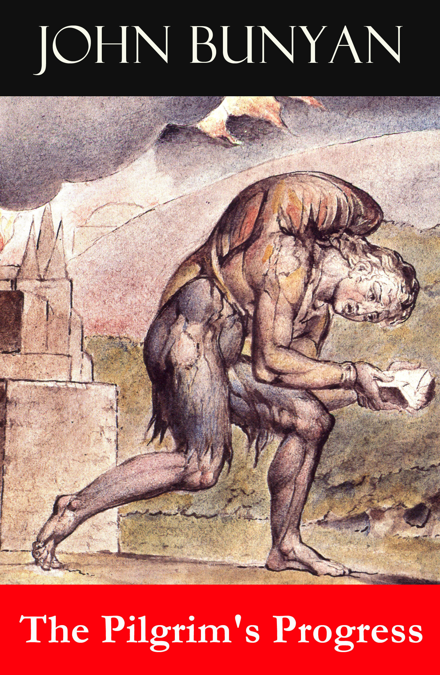 ebook cover of The Pilgrim's Progress (Unabridged & Annotated with the complete Bible references), by John Bunyan