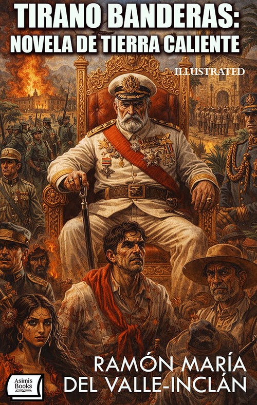 ebook cover of Tirano Banderas: Novela de tierra caliente. Edición ilustrada, by Ramon Maria Del Valle-Inclan