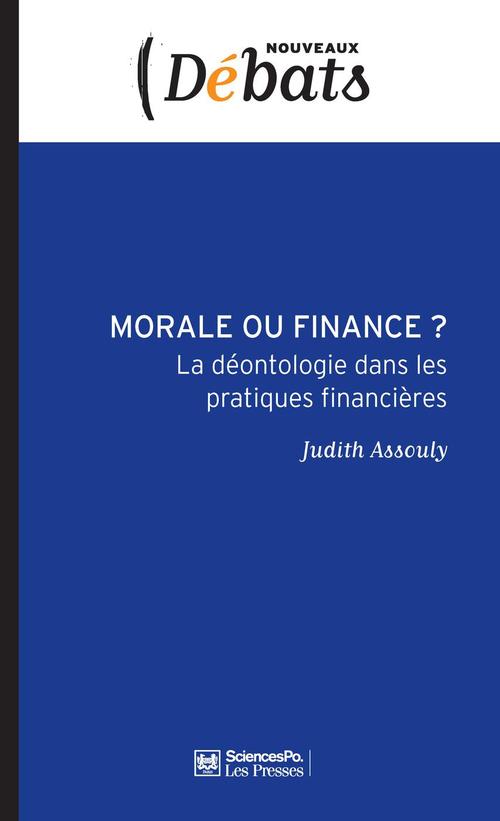 Couverture ebook de Morale ou finance ?, de Judith Assouly
