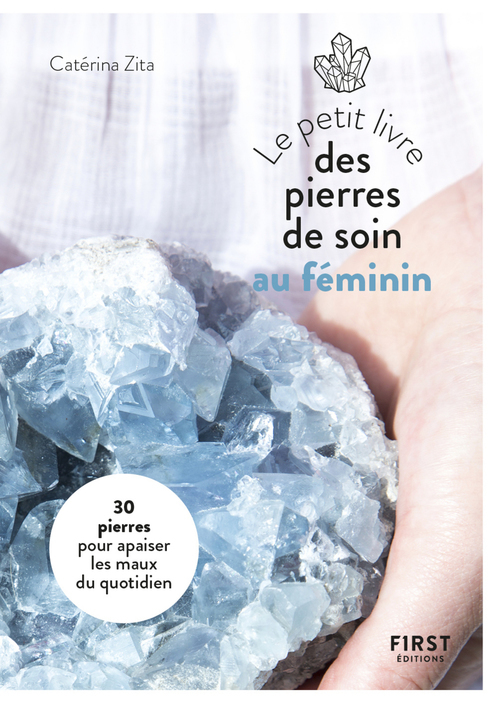 Couverture ebook de Le petit Livre des pierres de soin au féminin, de Catérina Zita