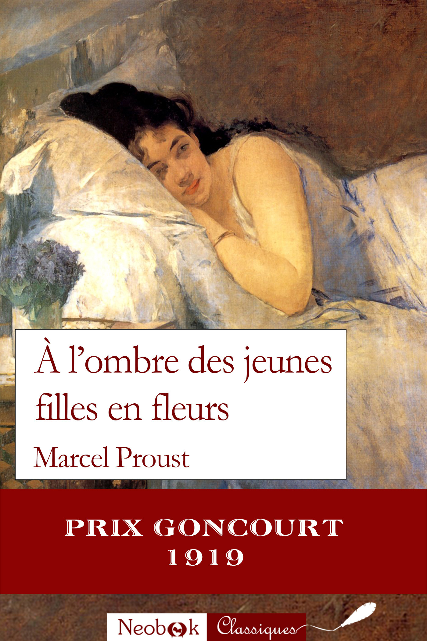 Couverture ebook de À l'ombre des jeunes filles en fleurs, de Marcel Proust