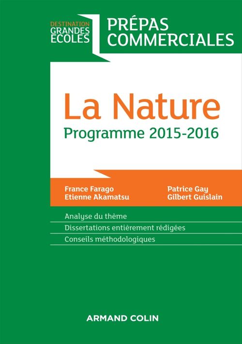Couverture ebook de La Nature, de France Farago