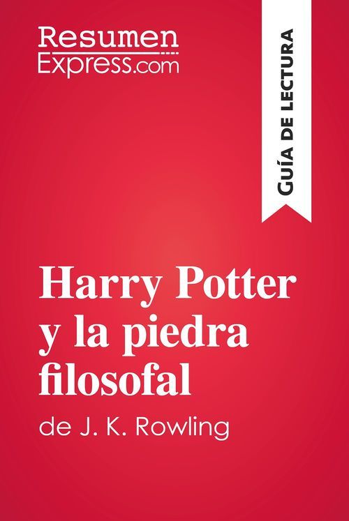 ebook cover of Harry Potter y la piedra filosofal de J. K. Rowling (Guía de lectura), by Resumenexpress