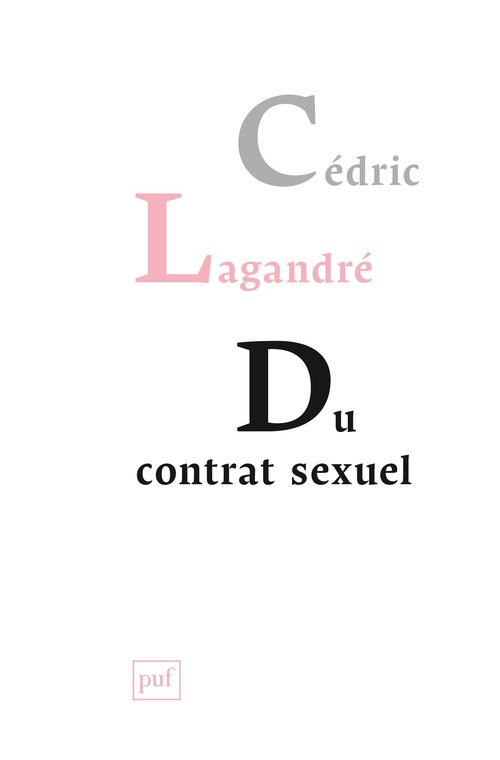 ebook cover of Du contrat sexuel, by Cédric Lagandré