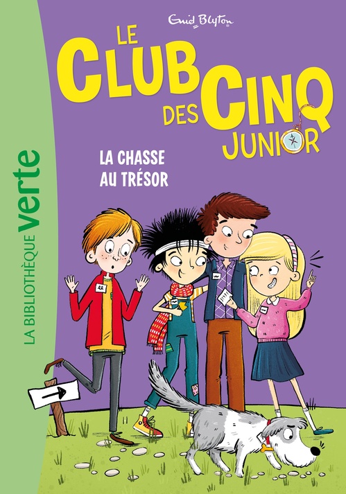 ebook cover of Le Club des Cinq Junior, Tome 19 - La chasse au trésor, by Enid Blyton