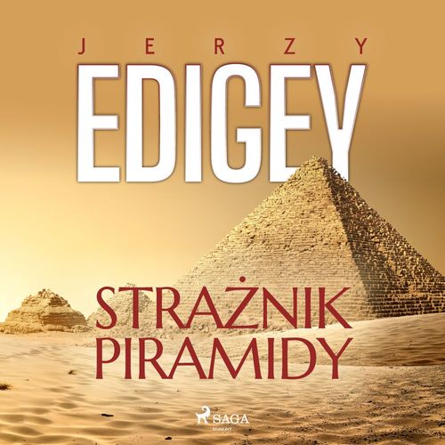 audiobook cover of Straznik piramidy, by Jerzy Edigey