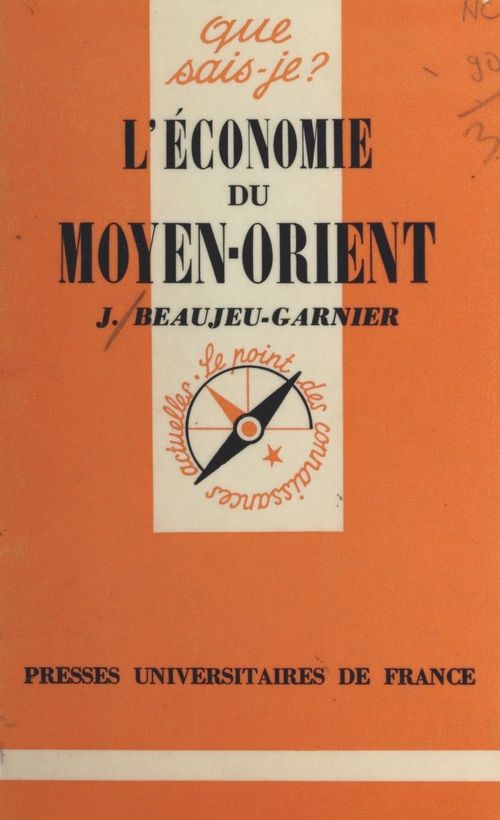 ebook cover of L'économie du Moyen-Orient, by Jacqueline Beaujeu-garnier