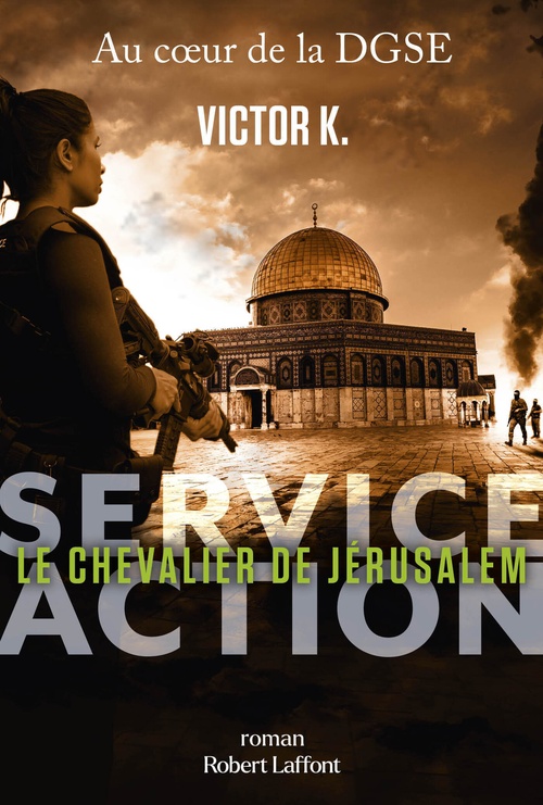 Couverture ebook de Service Action - Le Chevalier de Jérusalem, de Victor K.