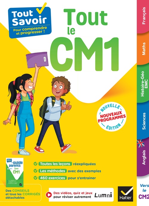 Couverture ebook de Tout Savoir CM1 - Tout-en-un - Nouveaux Programmes, de Stéphanie Grison, Dominique Marchand, André Mul, Bénédicte Idiard, Marc Antoine, Richard Minguez, Corinne Touati