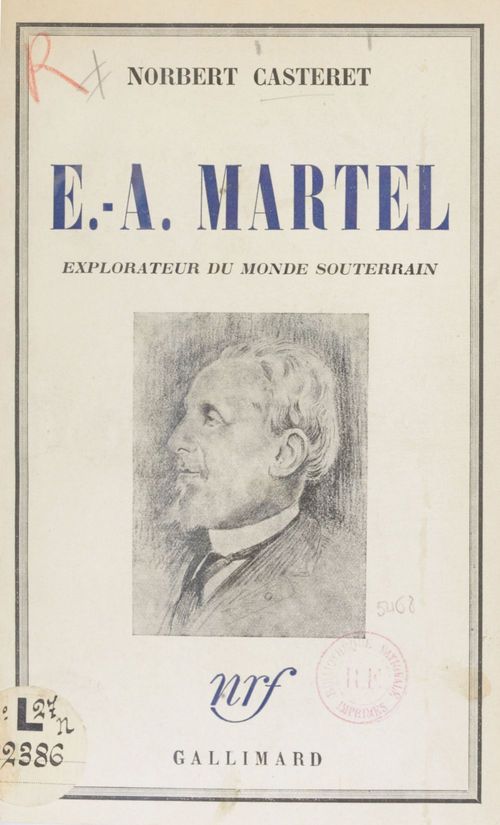 Couverture ebook de E.-A. Martel, de Norbert Casteret