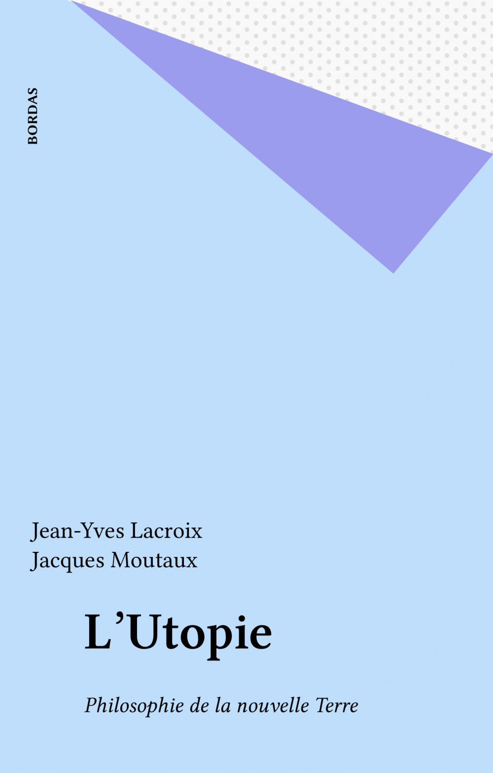 ebook cover of L'Utopie, by Jean-yves Lacroix