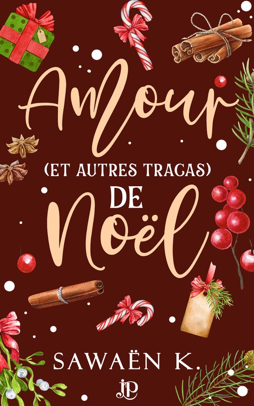 Couverture ebook de Amour (et autres tracas) de Noël, de K Sawaen