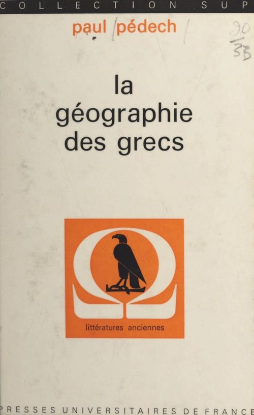 Couverture ebook de La géographie des Grecs, de Paul Pédech