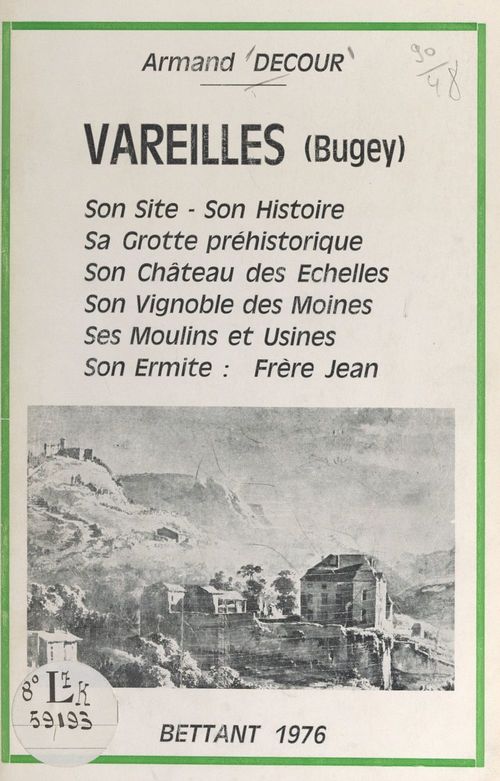 ebook cover of Vareilles (Bugey), by Armand Decour