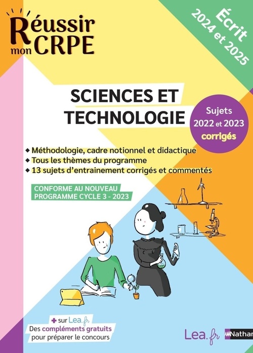 Couverture ebook de Ebook - CRPE 2024-2025 Sciences et technologie épreuve écrite d'application + sujets corrigés et ressources en ligne, de Franck Douët, Dominique Lagraula