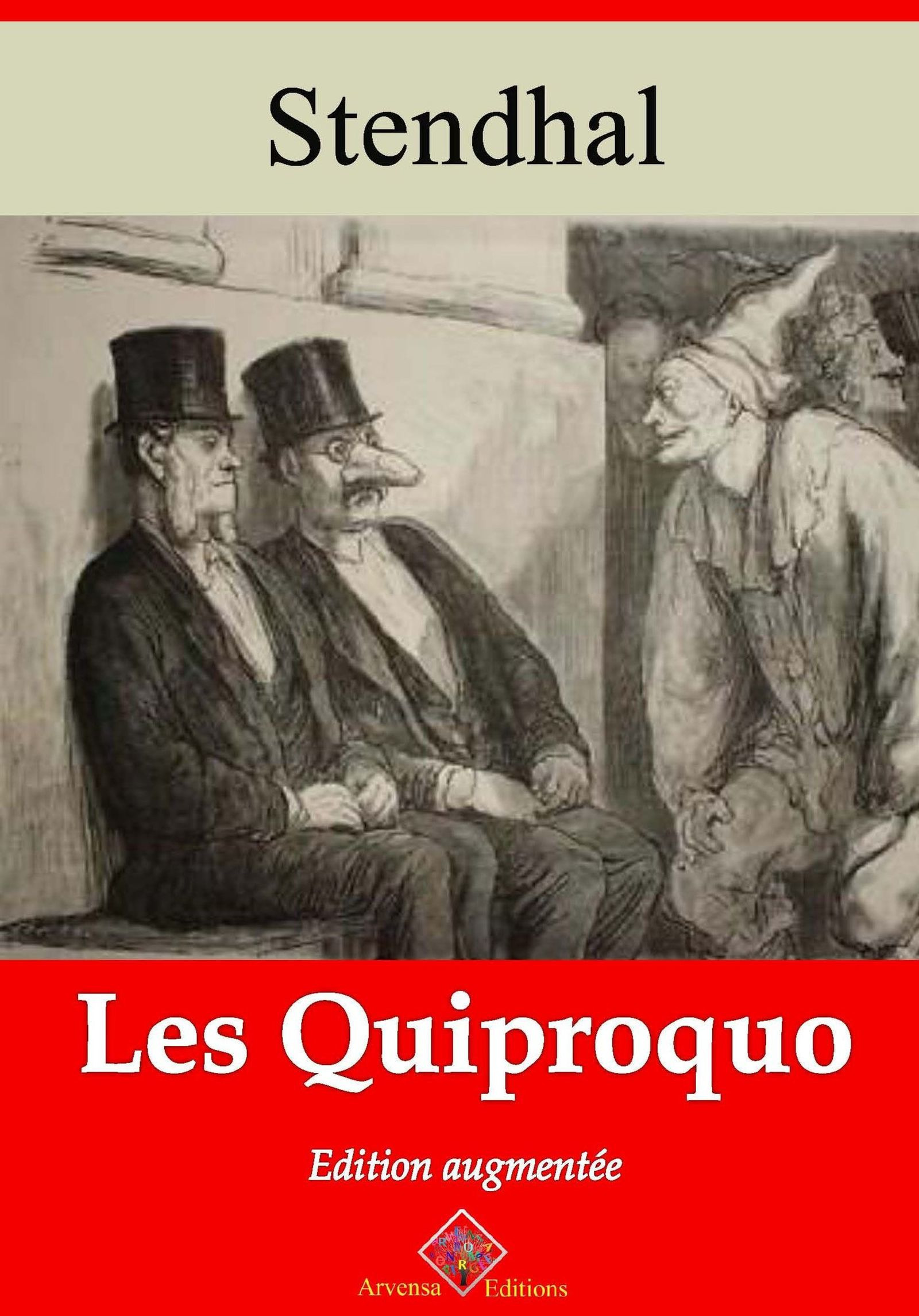 Couverture ebook de Les Quiproquo - suivi d'annexes, de Stendhal